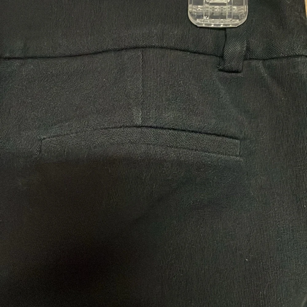 J. Crew Stretch size 00 Black Low-rise Crop Super Stretchy Dress Pants